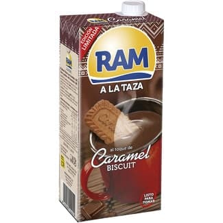 Chocolate a la taza al toque de caramel biscuit sin gluten brik 1 l - Ram