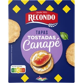 Tostadas para canapé tradicionales estuche 110 g - Recondo