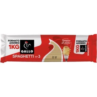 Espaguetis N.3 formato ahorro paquete 1 kg - Gallo