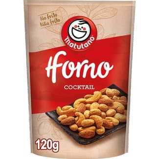 Cóctel de frutos secos tostados al horno bolsa 120 g - Matutano