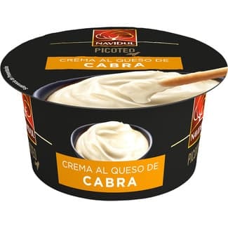 Crema al queso de cabra para untar tarrina 90 g - Navidul