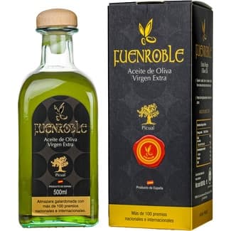 Aceite de oliva virgen extra Picual DOP Sierra de Segura botella 500 ml - Fuenroble
