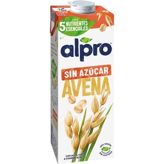 Bebida de avena sin azúcar 100% vegetal brik 1 l - Alpro