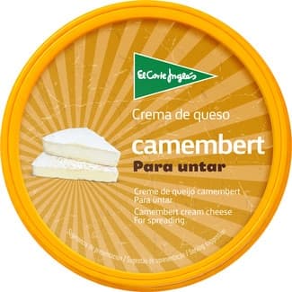 Crema de queso camembert para untar tarrina 125 g - El Corte Ingles