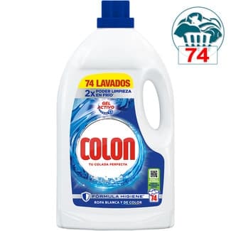 Detergente líquido gel 2x poder limpieza en frío botella 74 dosis - Colon