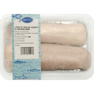 Lomos de merluza europea bandeja 320 g - Vento