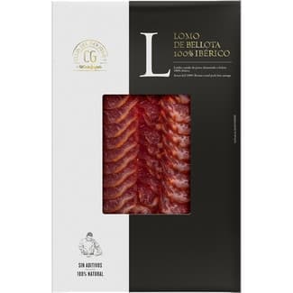 Lomo loncheado de bellota 100% Ibérico envase 80 g - Club Del Gourmet