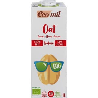 Oat bebida de avena ecológica sin azúcares brik 1 l - Ecomil