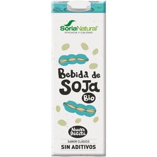 Bebida de soja ecológica brik 1 l - Soria Natural