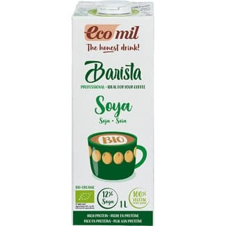 Barista Profesional bebida de soja ecológica brik 1 l - Ecomil