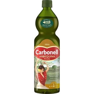 Aceite de oliva virgen extra Arbequina Picual botella 1 l - Carbonell
