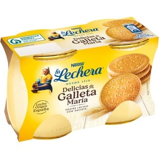 Delicias de galleta maría pack 2 unidades 125 g - La Lechera
