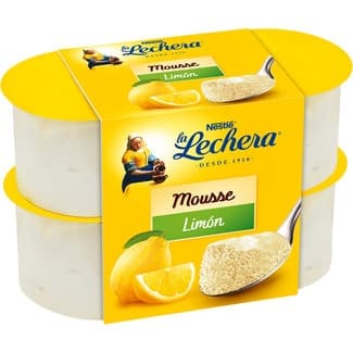 Mousse de limón pack 4 unidades 59 g - La Lechera