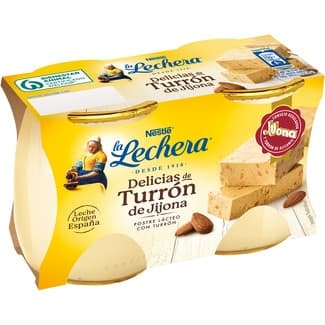 Delicias de turrón de Jijona pack 2 unidades 125 g - La Lechera