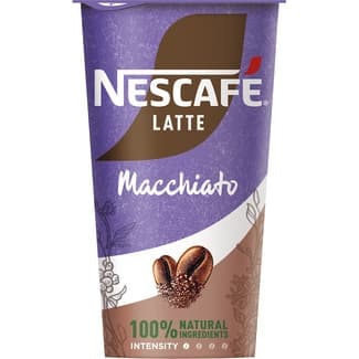 Macchiato bebida láctea de café sin gluten vaso 205 ml - Nescafe Latte