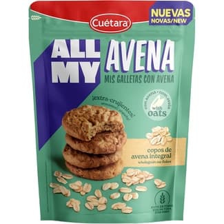 Galletas de avena integral All My Avena bolsa 170 g - Cuetara
