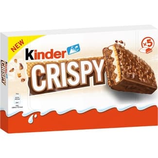 Crispy barritas de chocolate y galleta 5 unidades estuche 170 g - Kinder