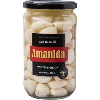Ajo blanco tarro 340 g neto escurrido - Amanida