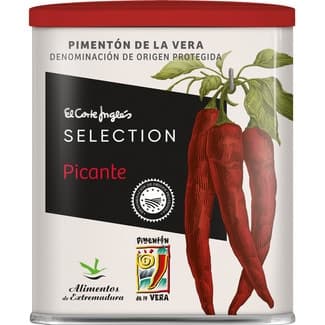 Pimentón picante DOP Pimentón de la Vera lata 75 g - El Corte Ingles Selection