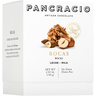 Rocas de chocolate con leche estuche 140 g - Pancracio