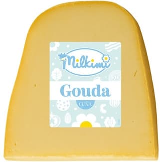 Queso gouda cuña 350 g peso aproximado - Milkimi