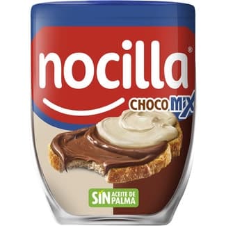 Chocomix crema de cacao, avellanas y leche sin gluten y sin aceite de palma vaso 390 g - Nocilla