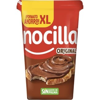 Crema de cacao y avellanas original sin gluten y sin aceite de palma tarrina 750 g formato ahorro! XL - Nocilla