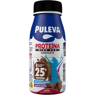 Proteína batido sabor chocolate sin azúcar añadido y bajo en lactosa botella 250 ml - Puleva