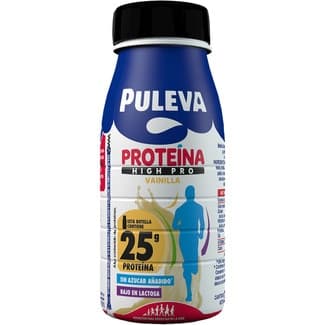 Proteína batido sabor vainilla sin azúcar añadido y bajo en lactosa botella 250 ml - Puleva