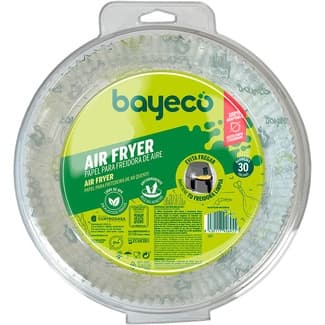 Papel para freidora de aire Air Fryer paquete 30 unidades - Bayeco