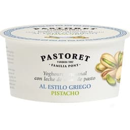 Yogur al estilo griego con leche de vacas de pasto pistacho envase 150 g - Pastoret