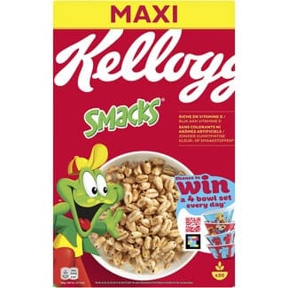Cereales de desayuno paquete 600 g - Kellogg's Smacks