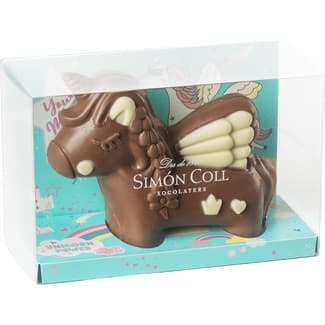 Unicornio de chocolate de Pascua estuche 150 g - Simon Coll