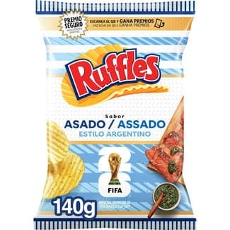 Patatas fritas sabor asado estilo argentino bolsa 140 g - Ruffles