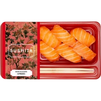 Salmón Love nigiris de salmón bandeja 6 piezas - Sushita