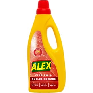 Cera líquida anti-manchas para suelos rojizos botella 750 ml - Alex