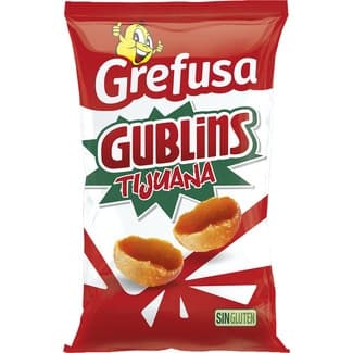 Gublins tijuana snacks de maíz sin gluten bolsa 135 g - Grefusa