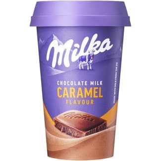 Bebida láctea de chocolate con leche sabor a caramelo vaso 220 ml - Milka