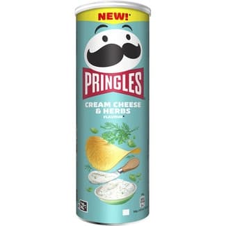 Aperitivo frito de patata sabor crema de queso e hierbas lata 165 g - Pringles