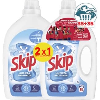 Detergente líquido limpieza profunda pack de 2 botellas 35 dosis - Skip