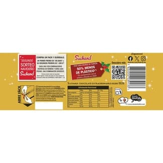 Turrón de chocolate crujiente clásico Calidad Suprema tableta 230 g - Suchard