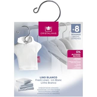 Ambientador de armario Lino Blanco 0% Alcohol envase 1 unidad - Cristalinas