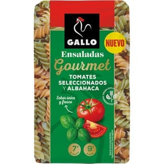 Ensaladas Gourmet hélices con tomates seleccionados y albahaca paquete 400 g - Gallo