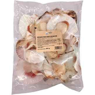 Vieira media pieza cruda 8/12 unidades bolsa 800 g neto escurrido - Delfin