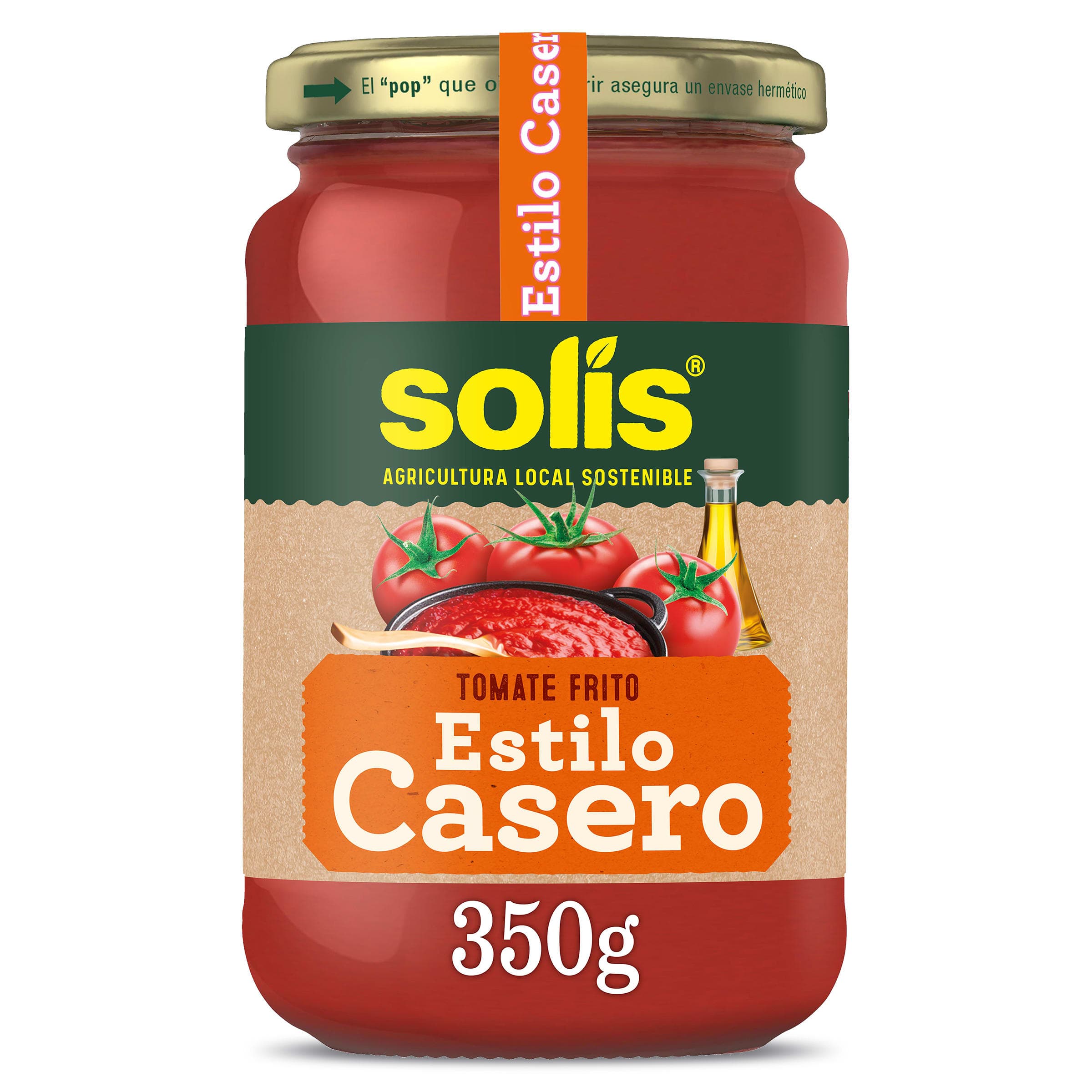 Tomate frito estilo casero Solís 350 g