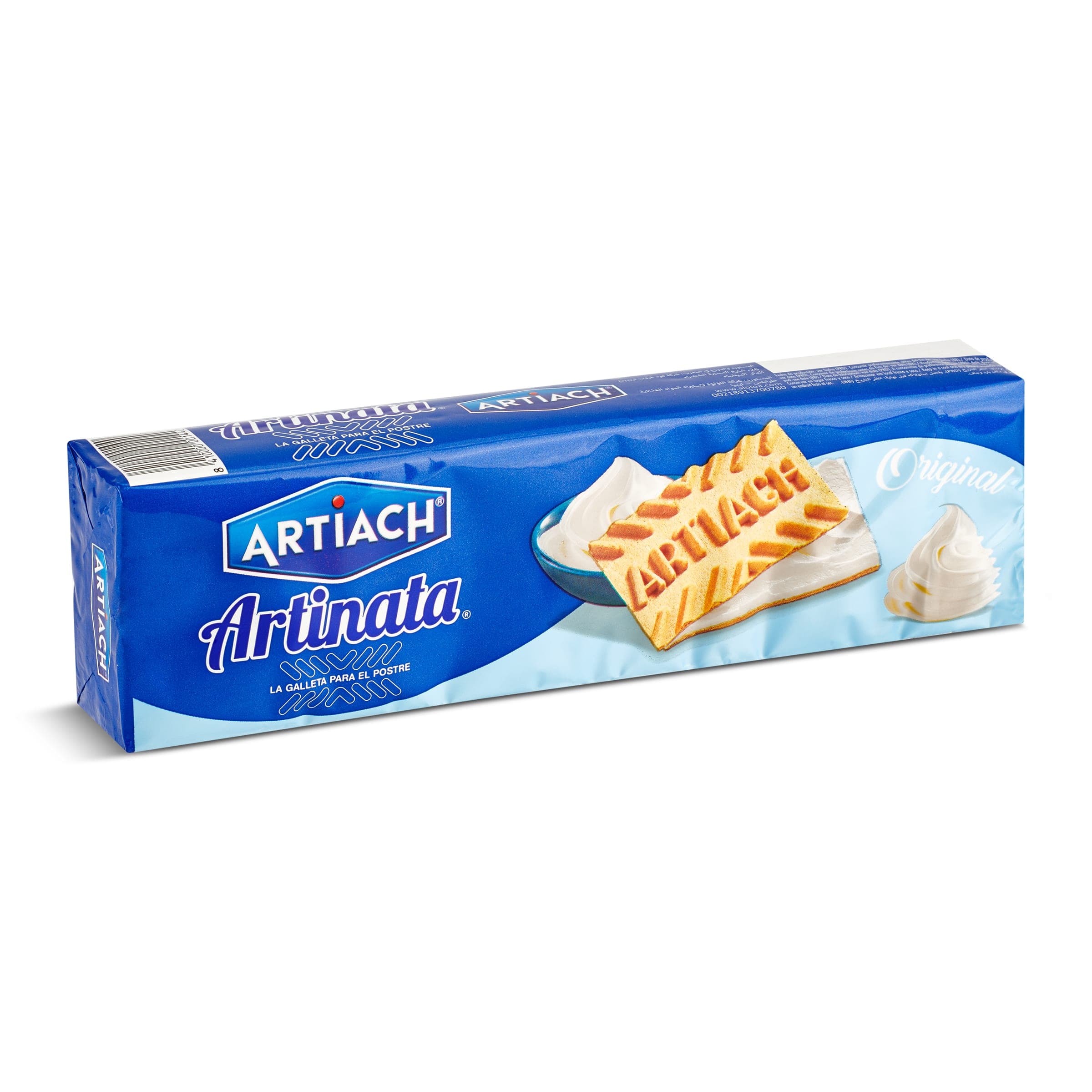 Barquillos rellenos de nata Artiach Artinata caja 210 g