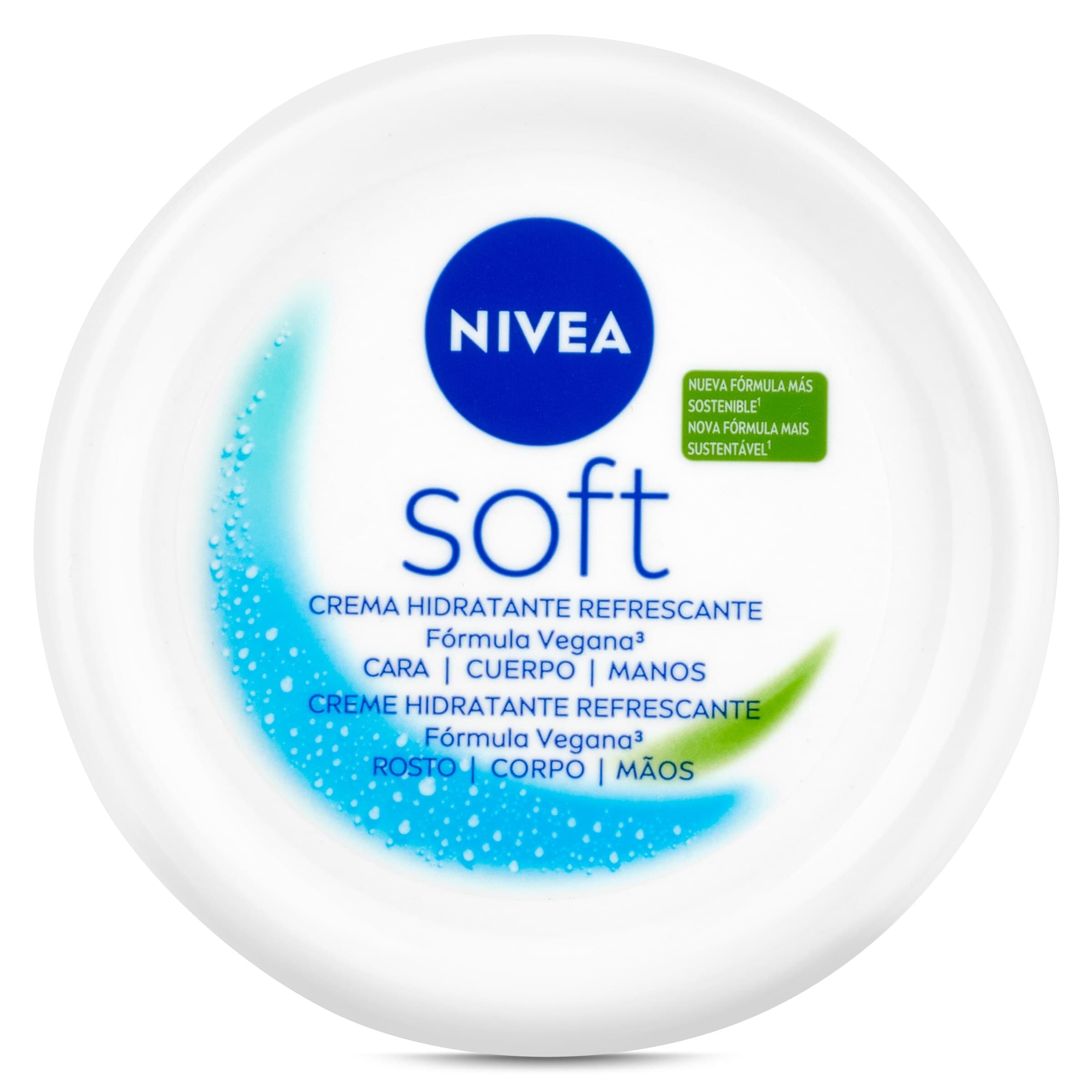 Crema hidratante refrescante Nivea soft bote 200 ml