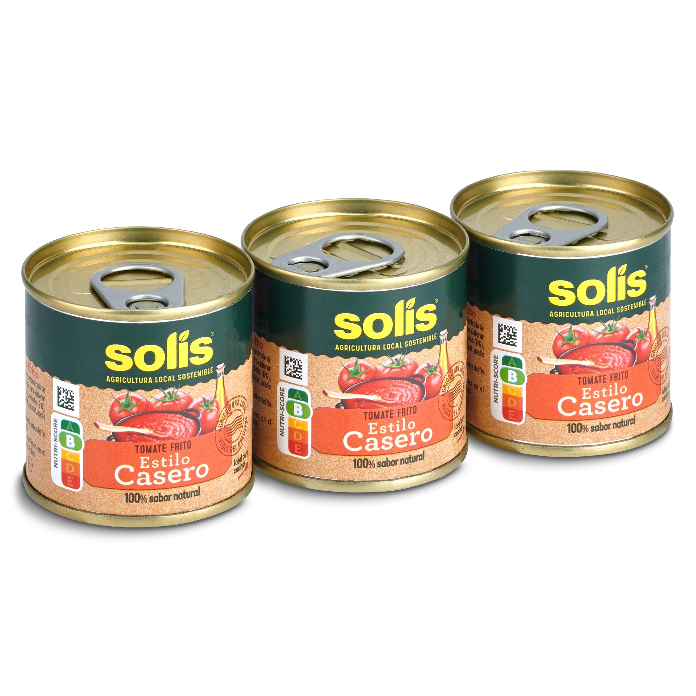 Tomate frito estilo casero Solís 3 x 100 g