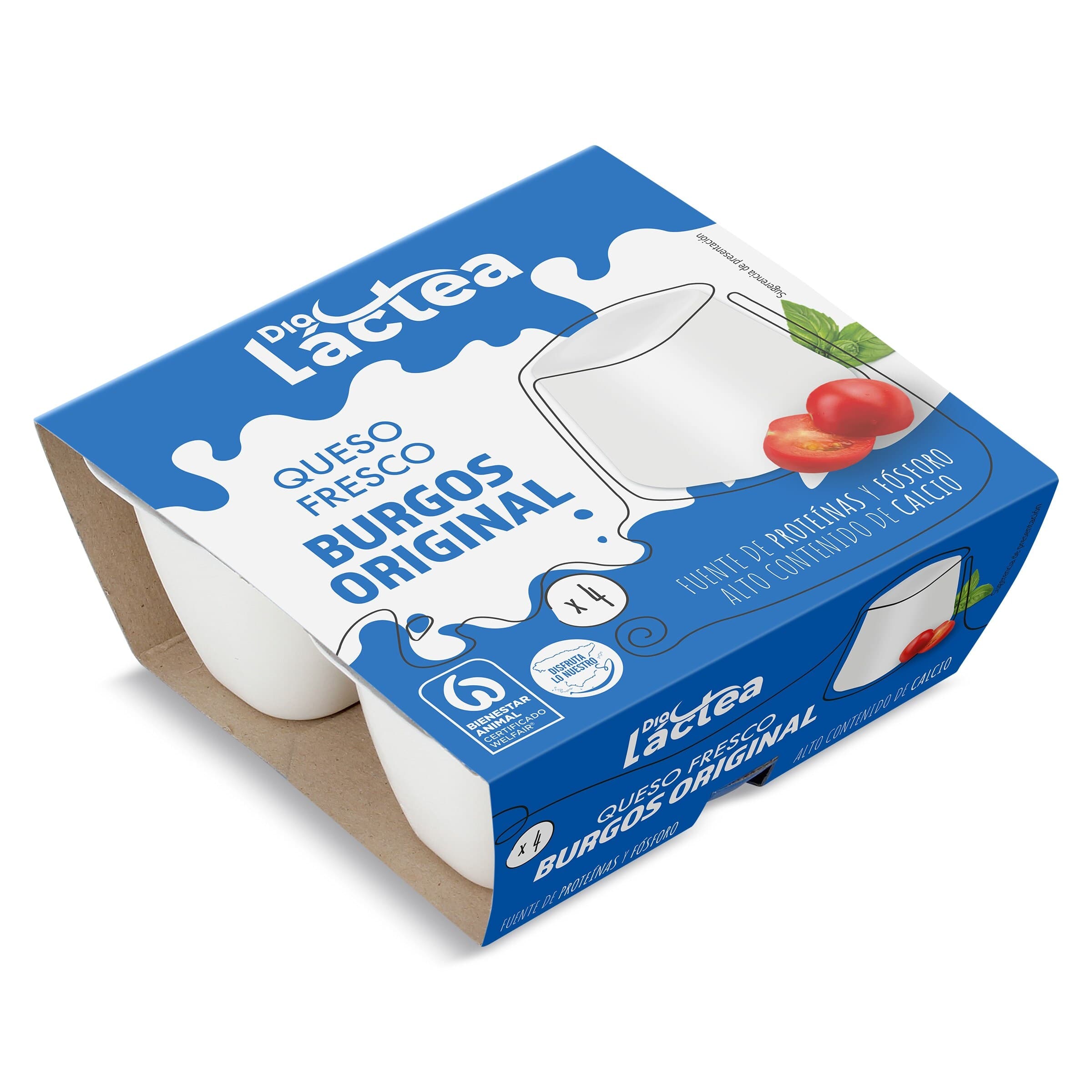 Queso fresco de Burgos Dia Láctea 4 x 62.5 g