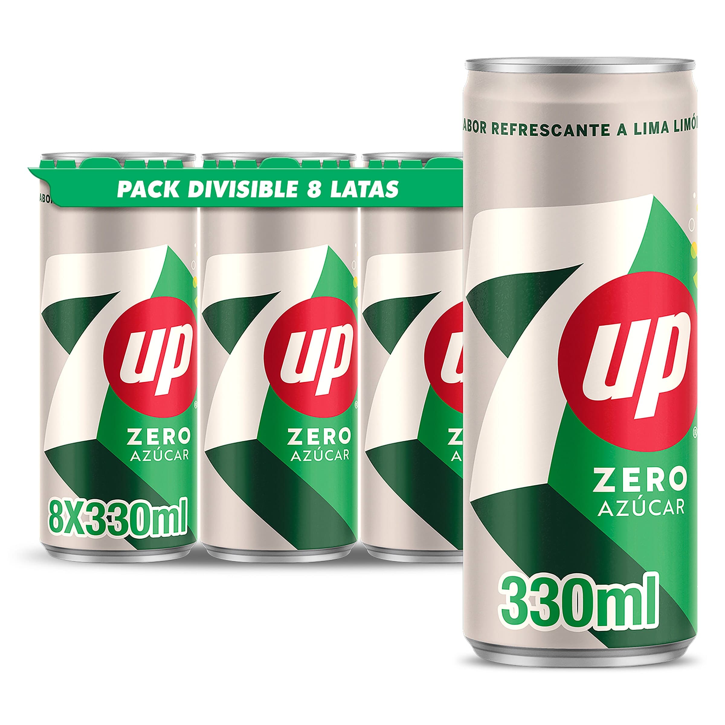 7 Up zero pack 8 x 330 ml